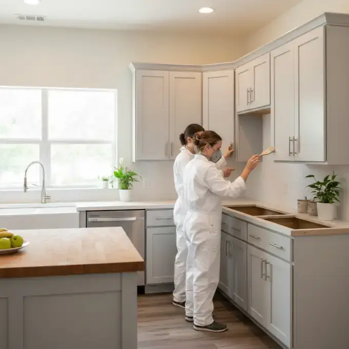 Cabinet Painting in san antonio